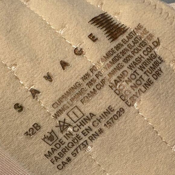 Savage‎ x Fenty Women's Tan Strapless Push-Up Bra 32B - Picture 3 of 11